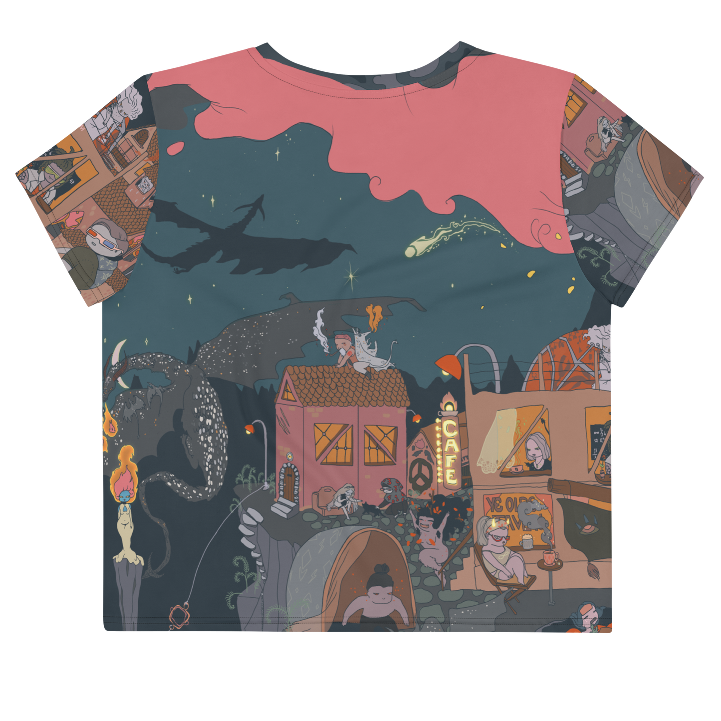 Dragon City Crop Tee