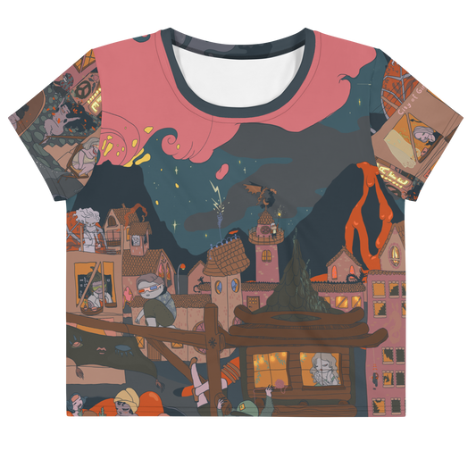 Dragon City Crop Tee