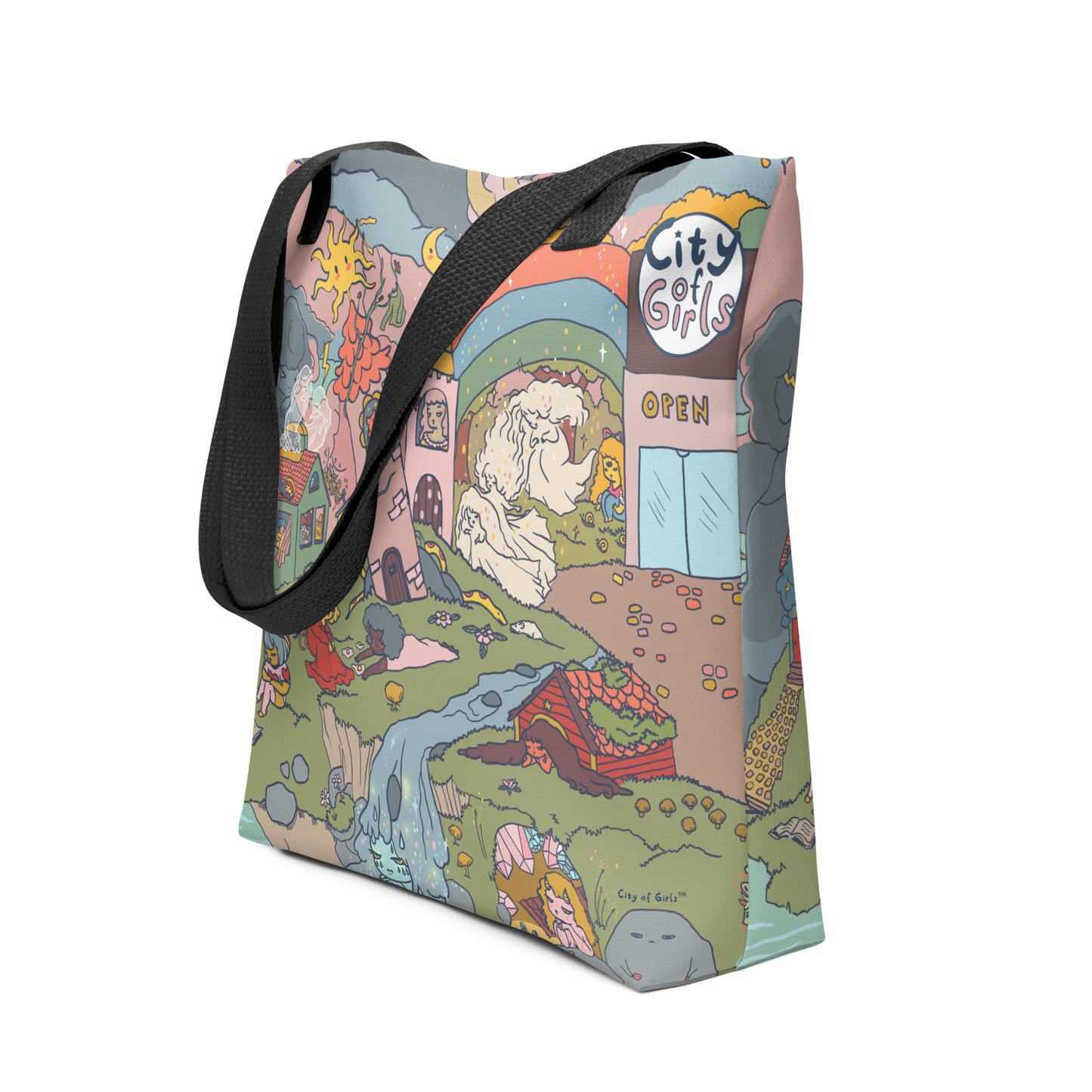 City of Girls Small Town Tote Bag