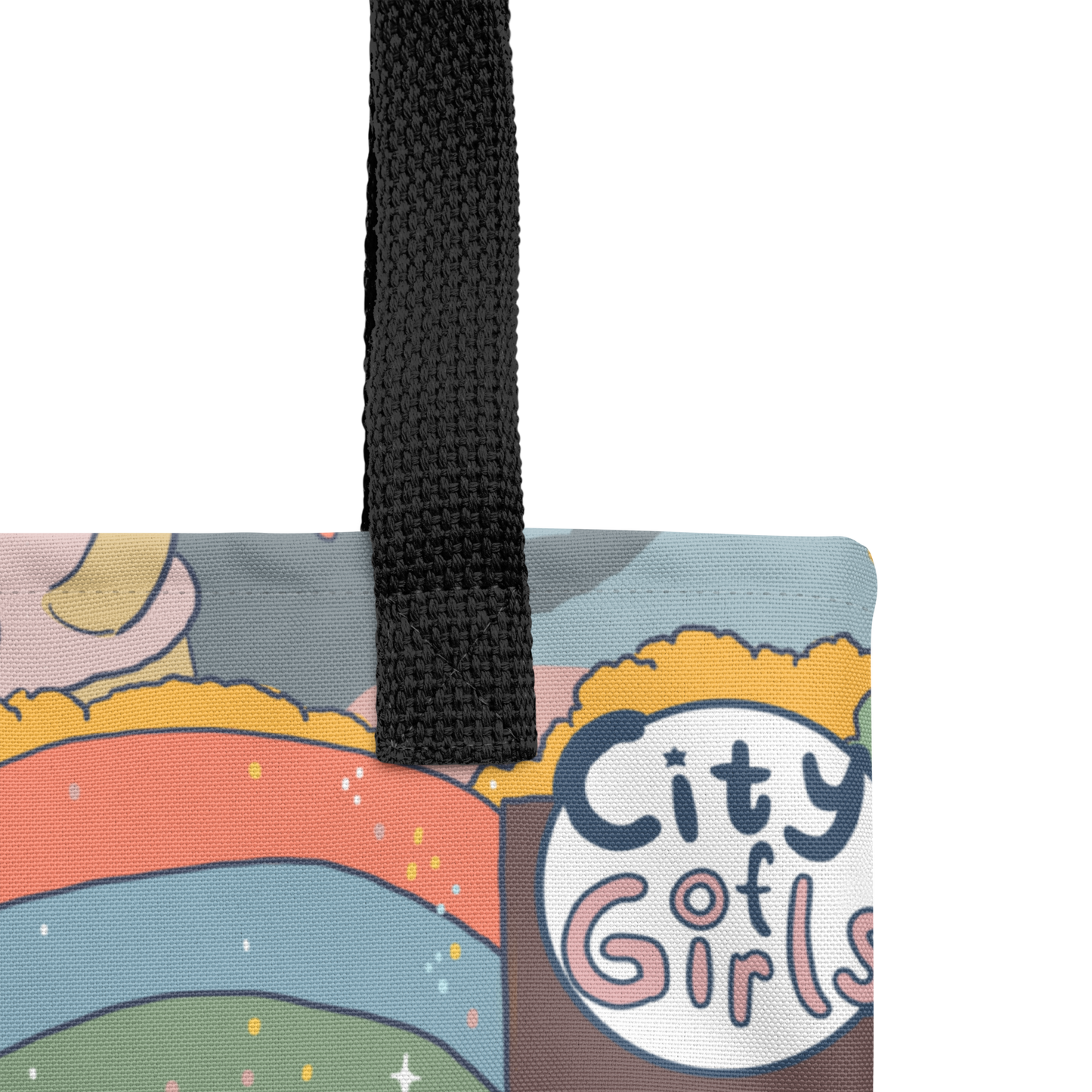 City of Girls Small Town Tote Bag