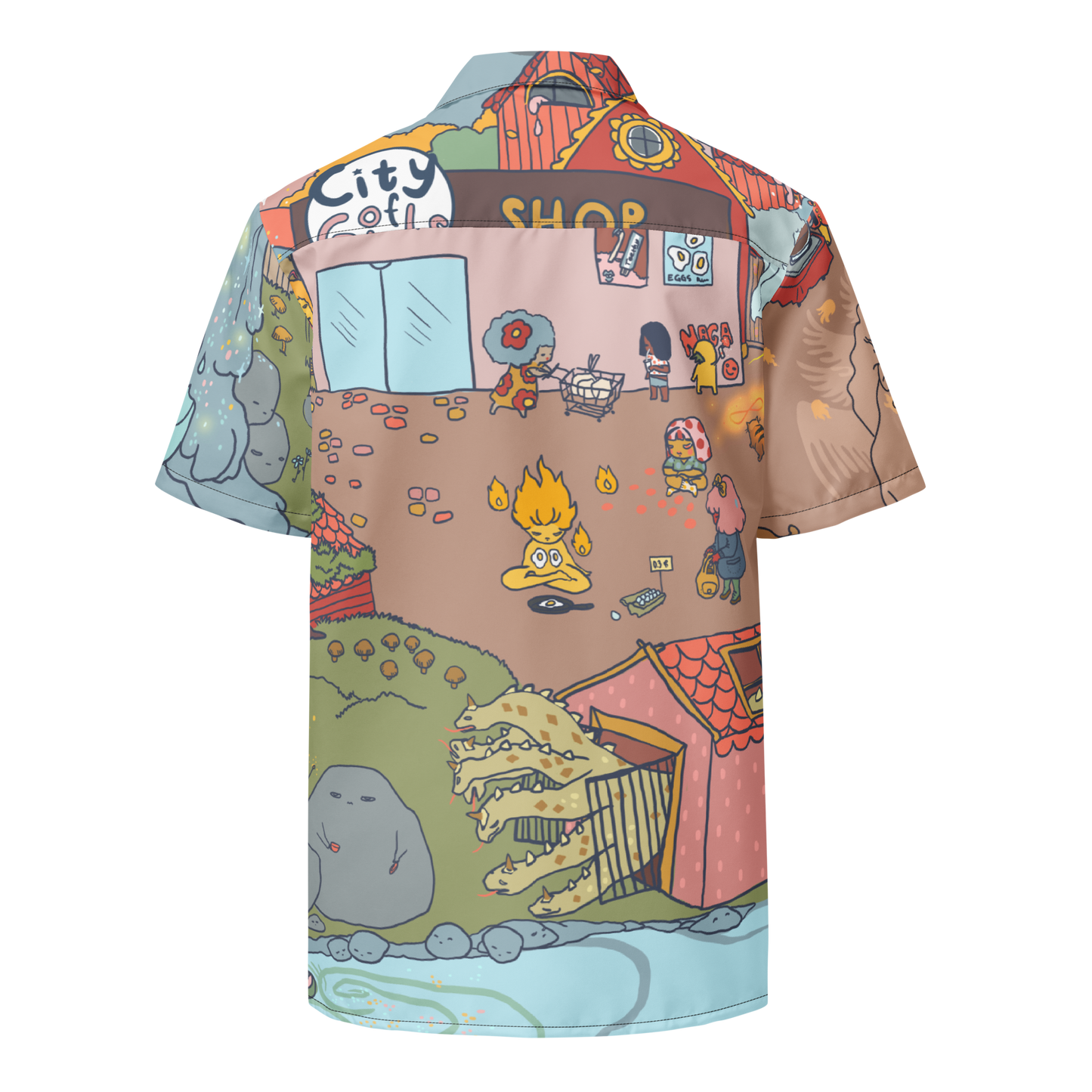 City of Girls Small Town Button Shirt