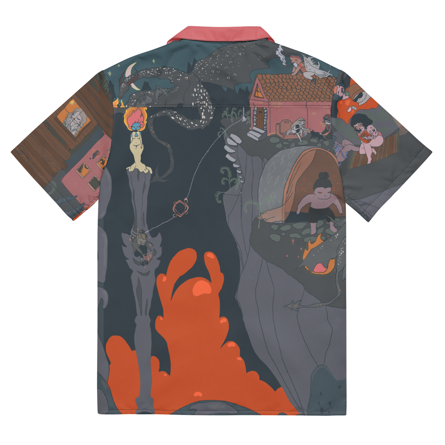 Dragon City Button Shirt