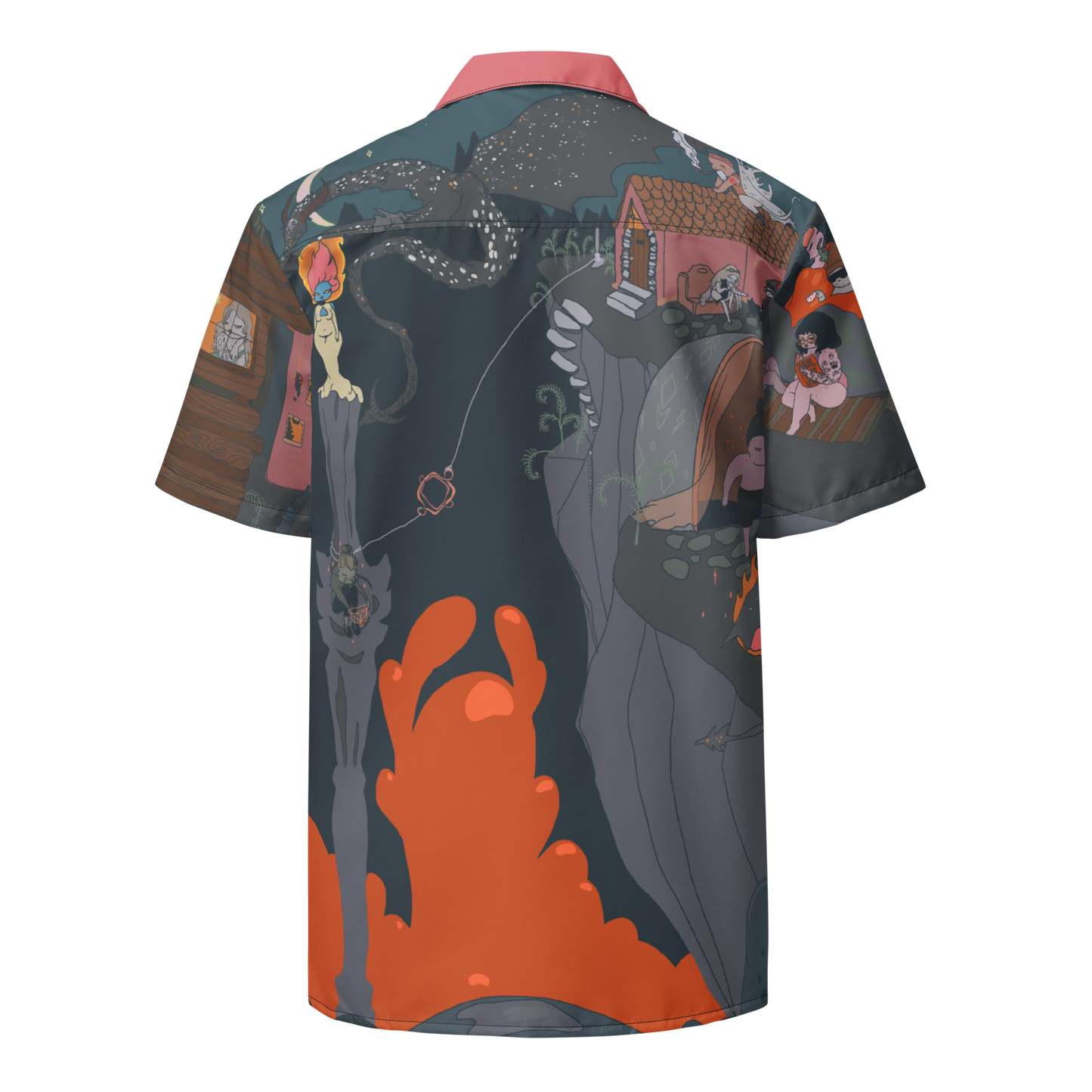 Dragon City Button Shirt