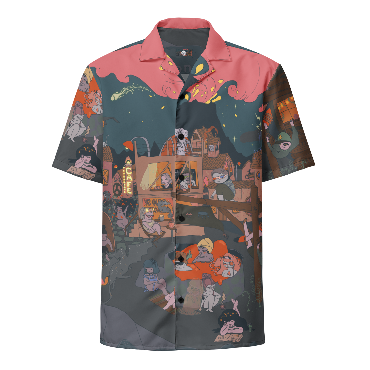 Dragon City Button Shirt