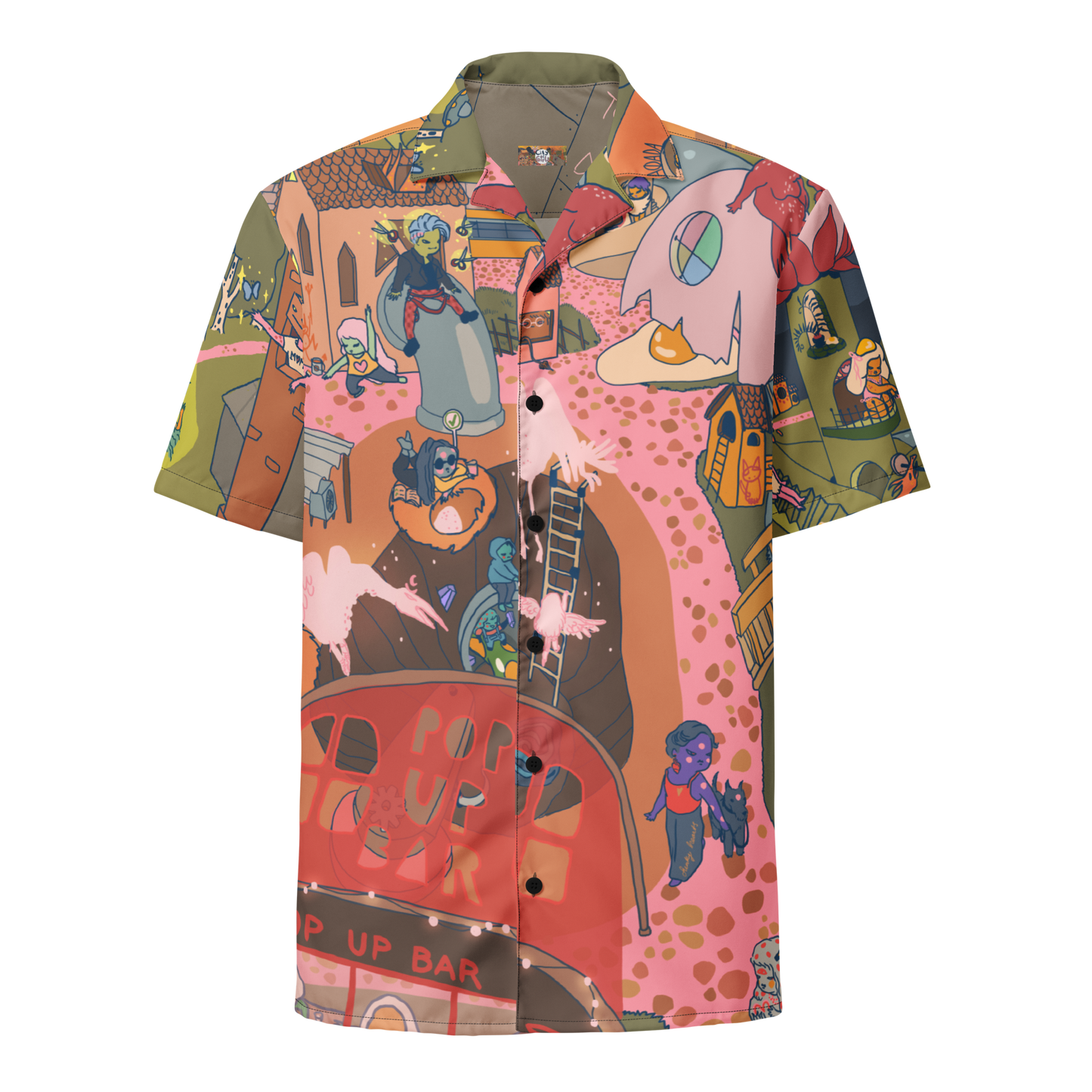 Dada City Button Shirt