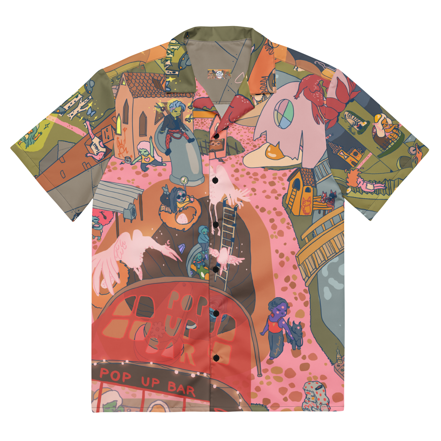 Dada City Button Shirt