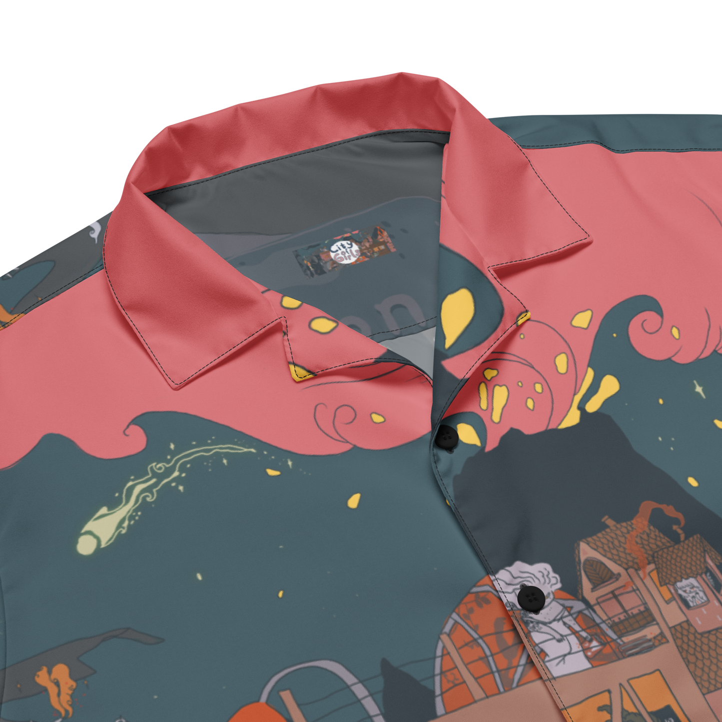 Dragon City Button Shirt