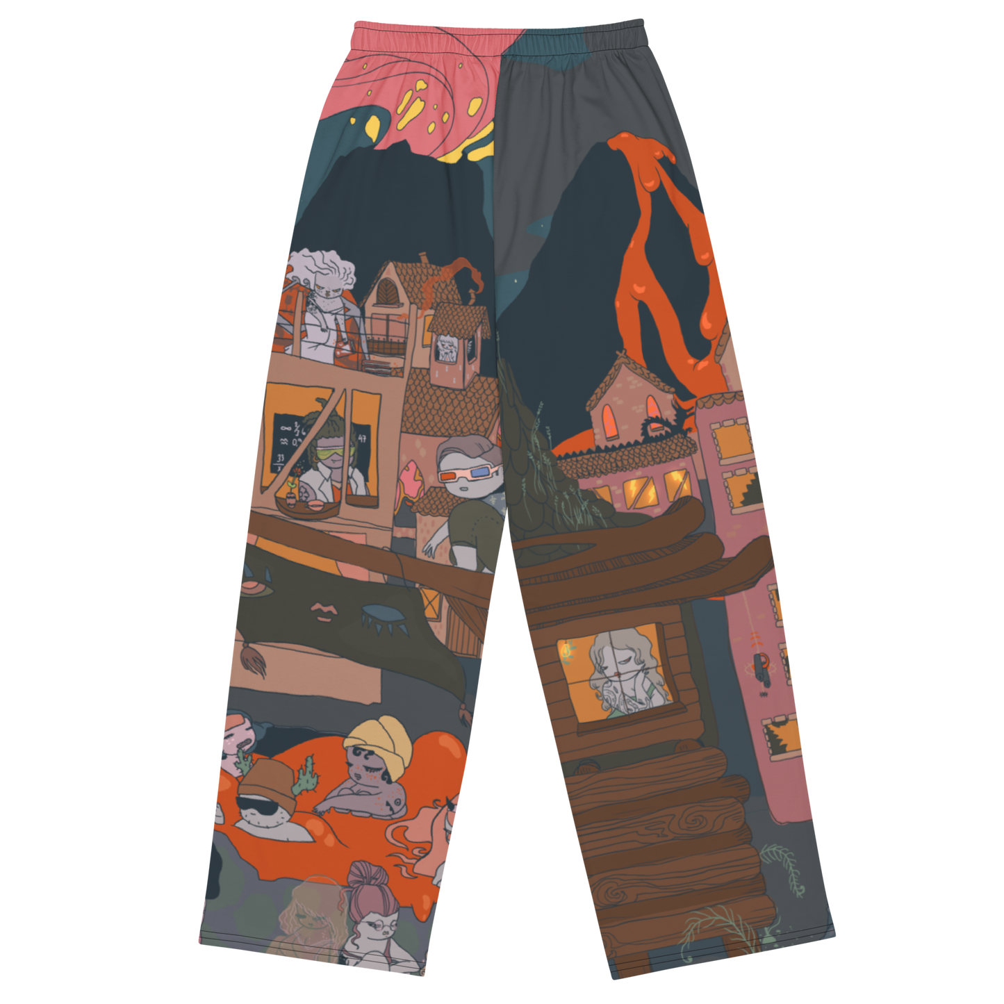 Dragon City Wide-leg Pants