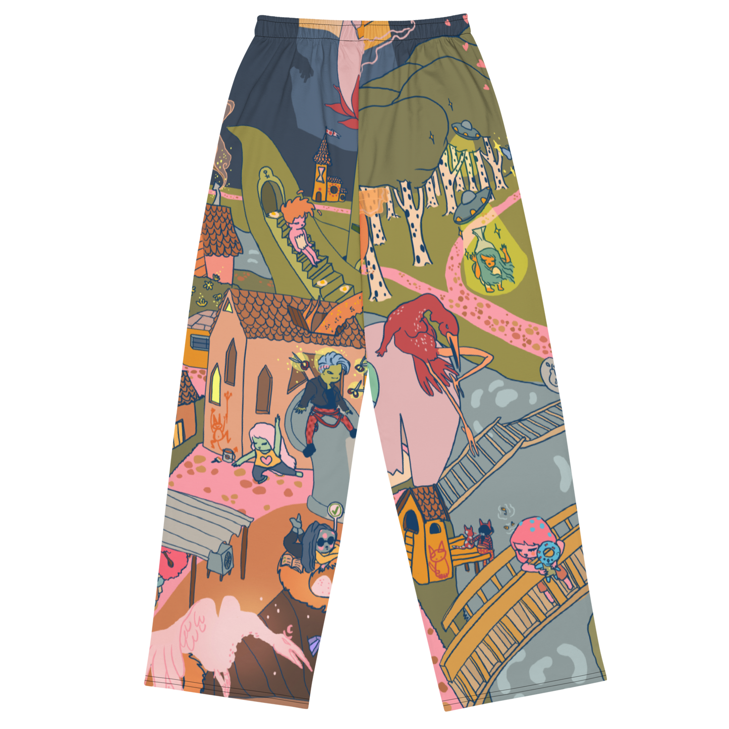 Dada City Wide-leg Pants