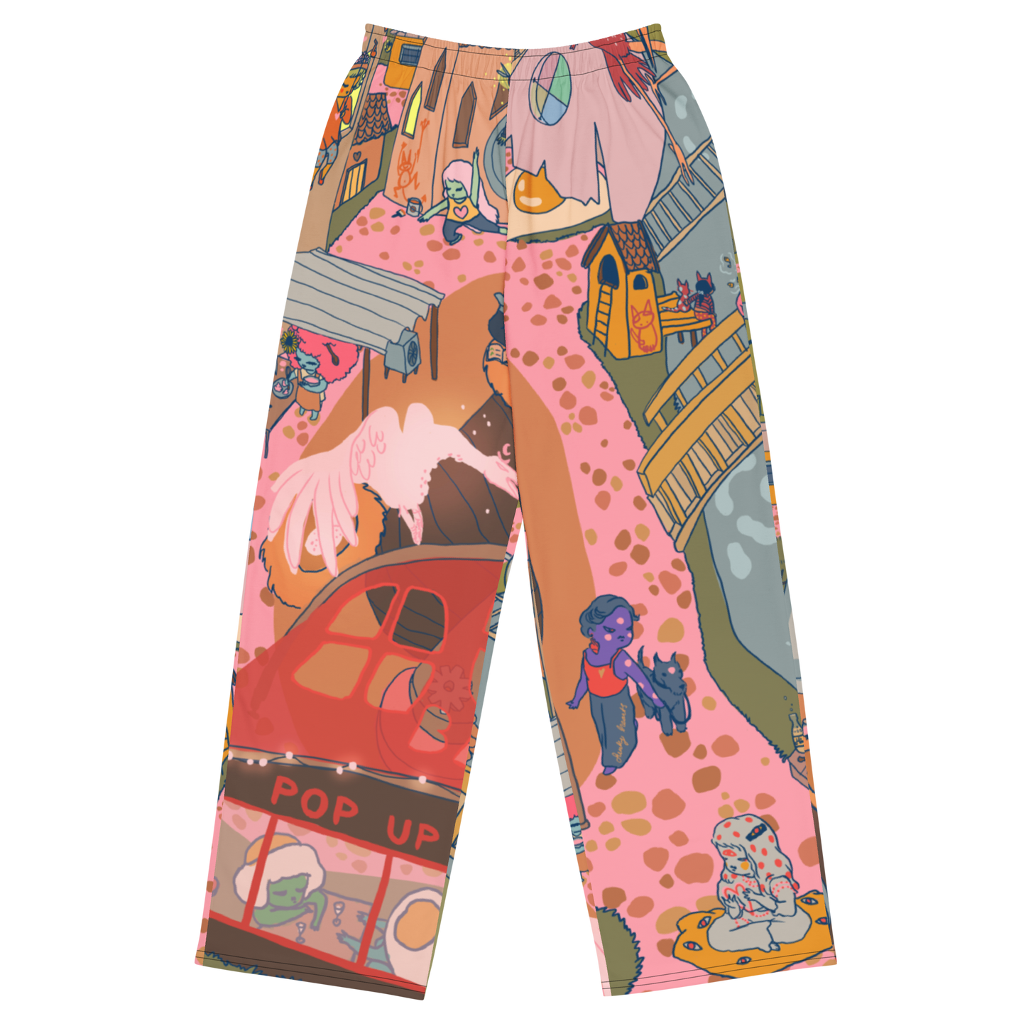 Dada City Wide-leg Pants