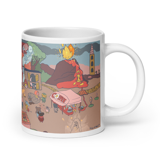 City of Girls Small Town Glossy Mug