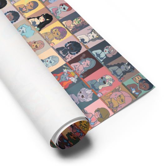 City of Girls PFP Wrapping Paper Sheets